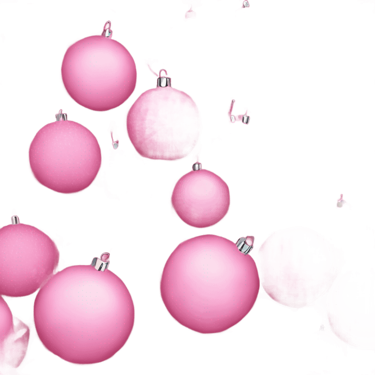 Pink Christmas  emoji