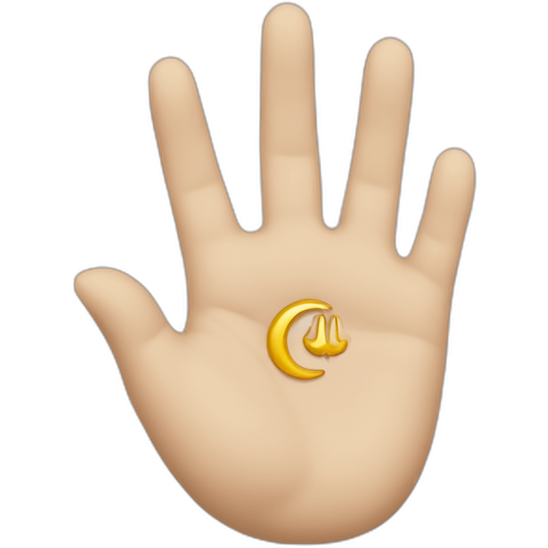 hand saying allah emoji