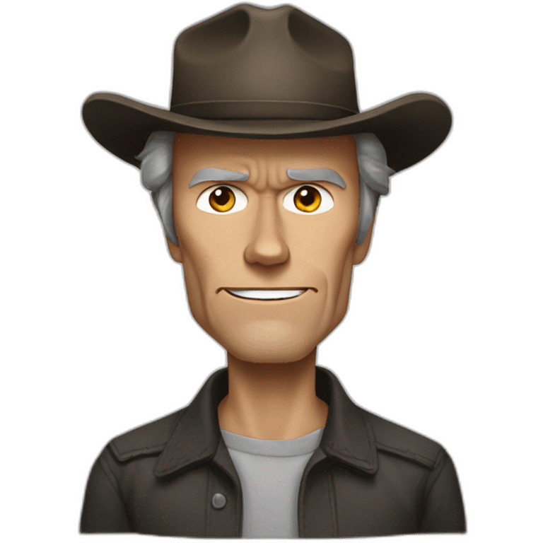 Clint Eastwood young emoji