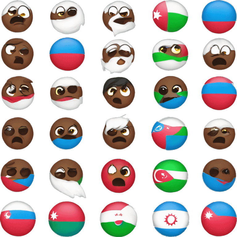 Azerbaijan countryball emoji