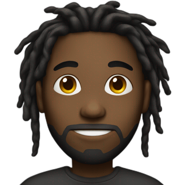 Black person with dreads emoji