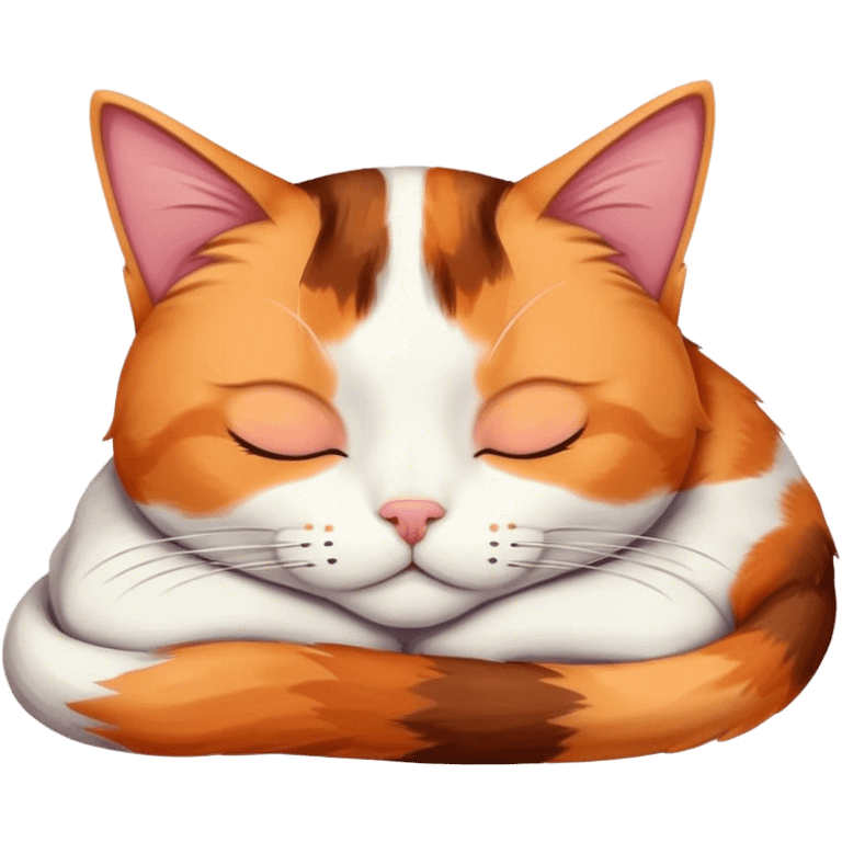 Cat sleeping  emoji