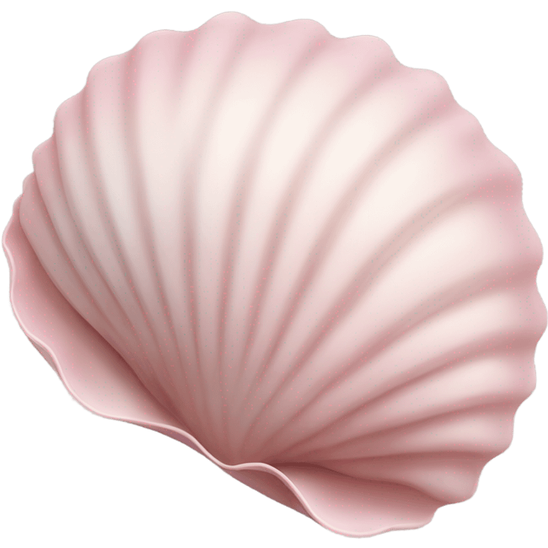 Seashell pink emoji