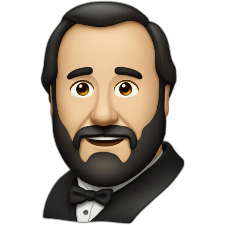 Pavarotti looking emoji