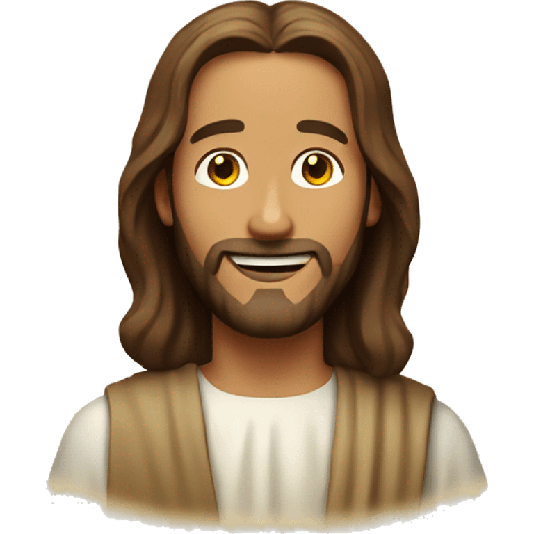 Smiling Jesus emoji