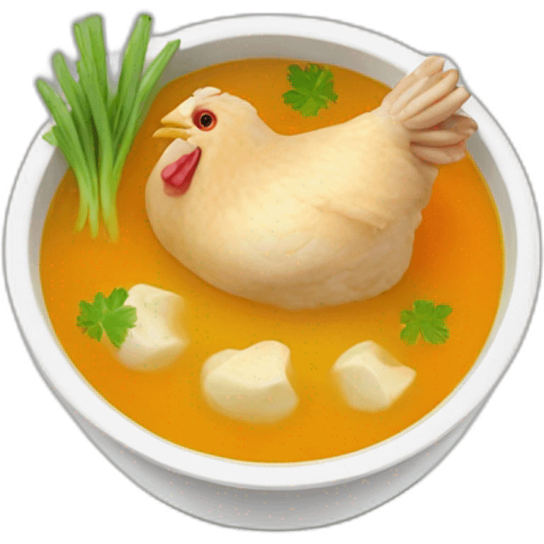 Jewish chicken soup emoji