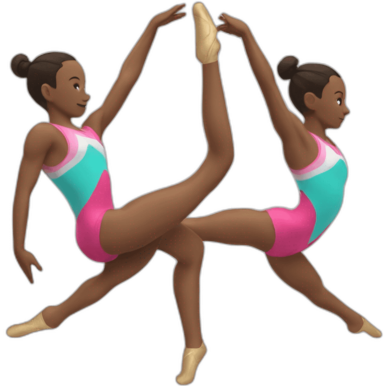 Gymnastics splits emoji