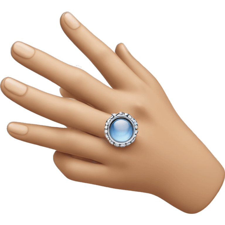 finger with pandora ring emoji