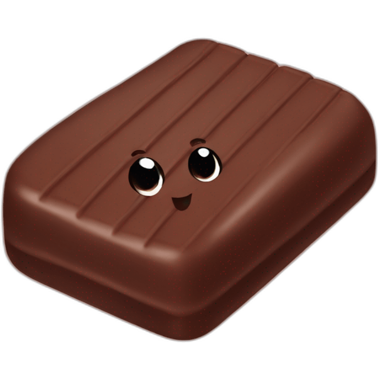 kawaii chocolate bar emoji