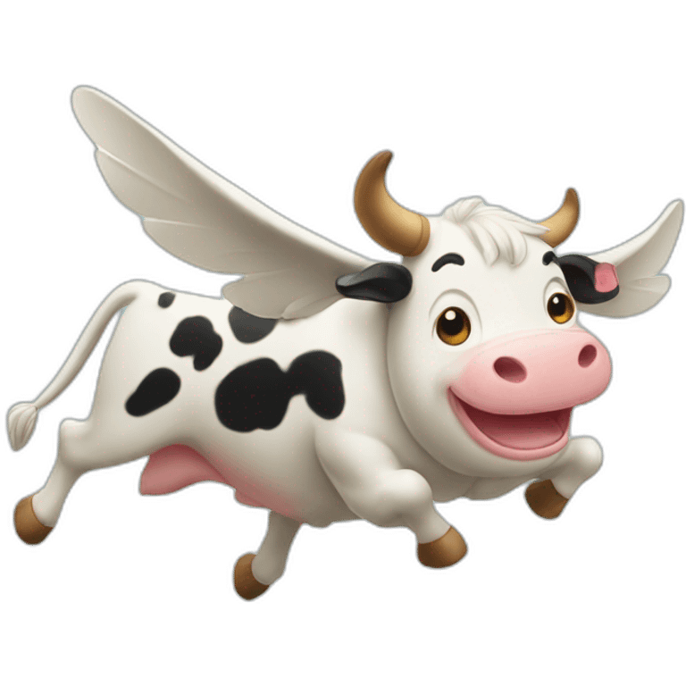 flying cow emoji