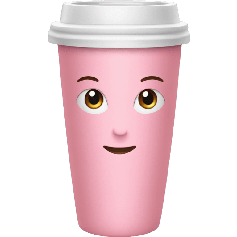 Light pink tumbler  emoji