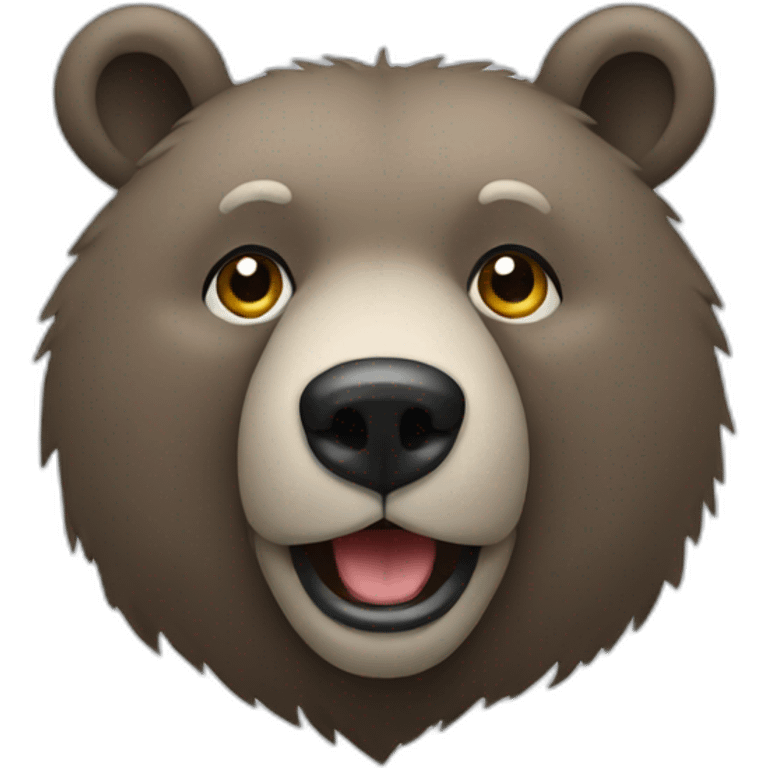 Bear grey emoji