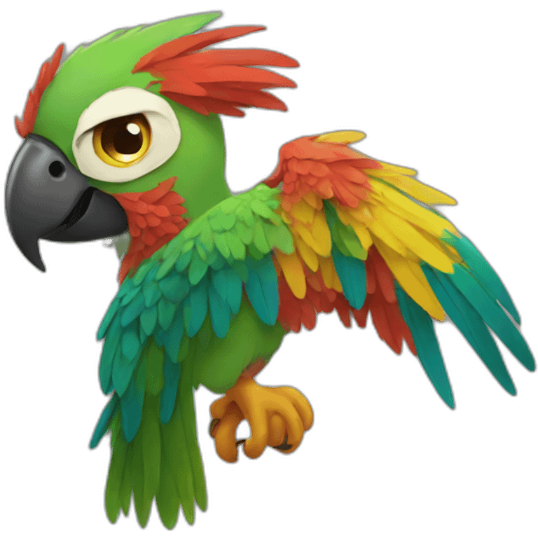 Crazy-parrot emoji