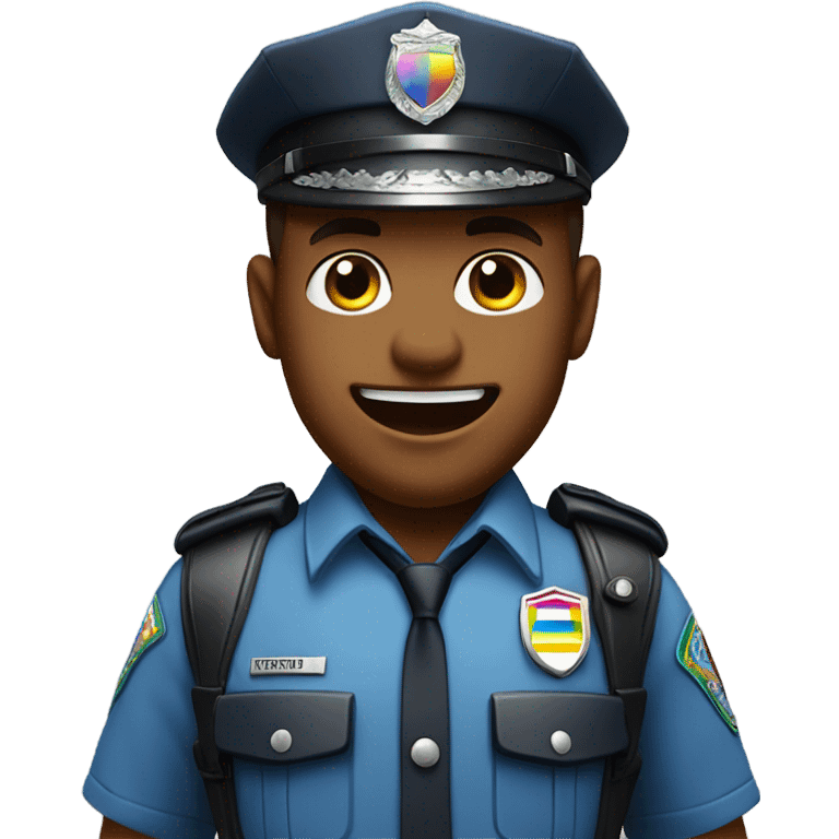 gay policeman emoji