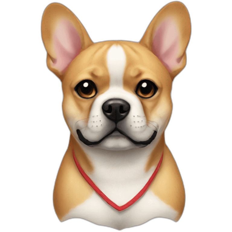 french bulldog shiba inu black snout emoji