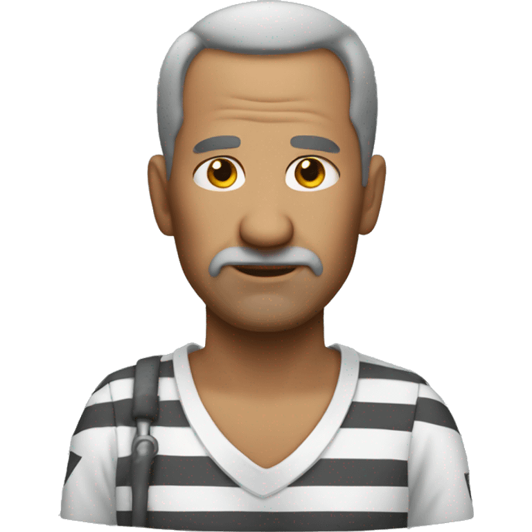 middle-aged prisoner emoji