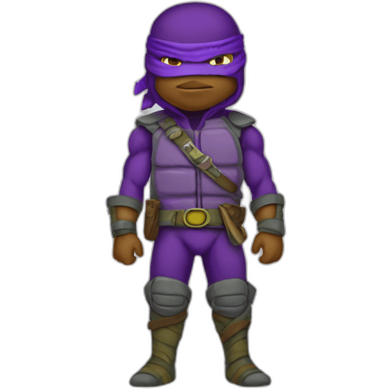 Teenage mutant ninja purple emoji