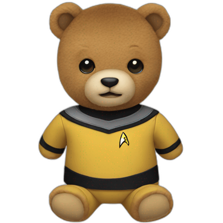 star trek teddy bear emoji