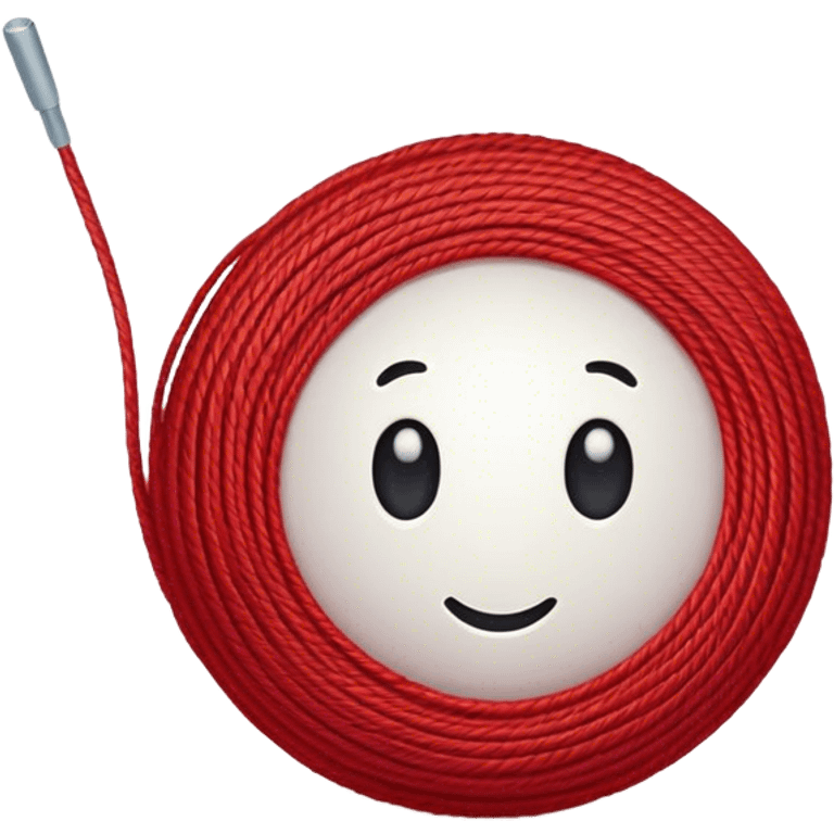 red ball of thread emoji