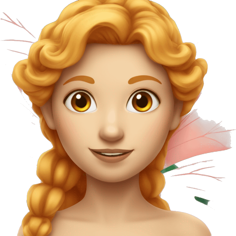 Strawberry Blonde fairy emoji