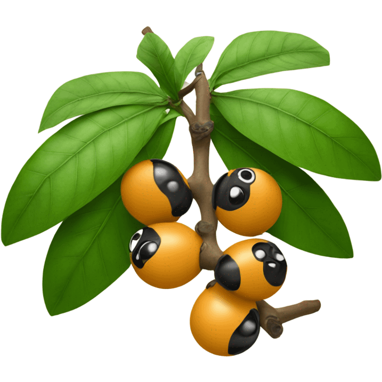 guarana on branch emoji