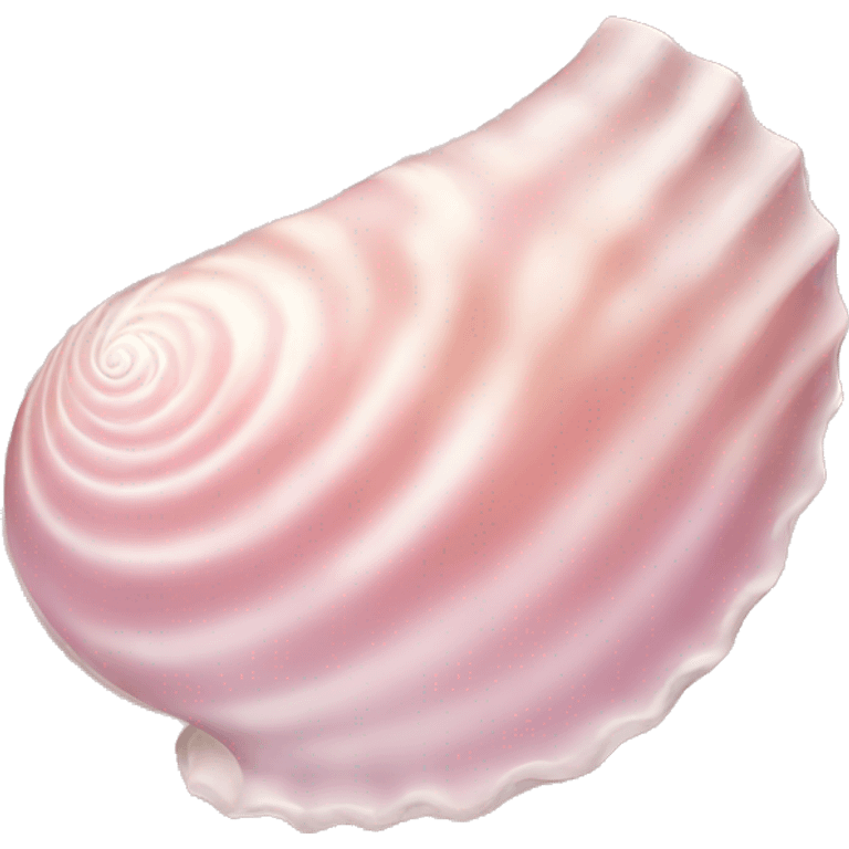 light pink shell emoji