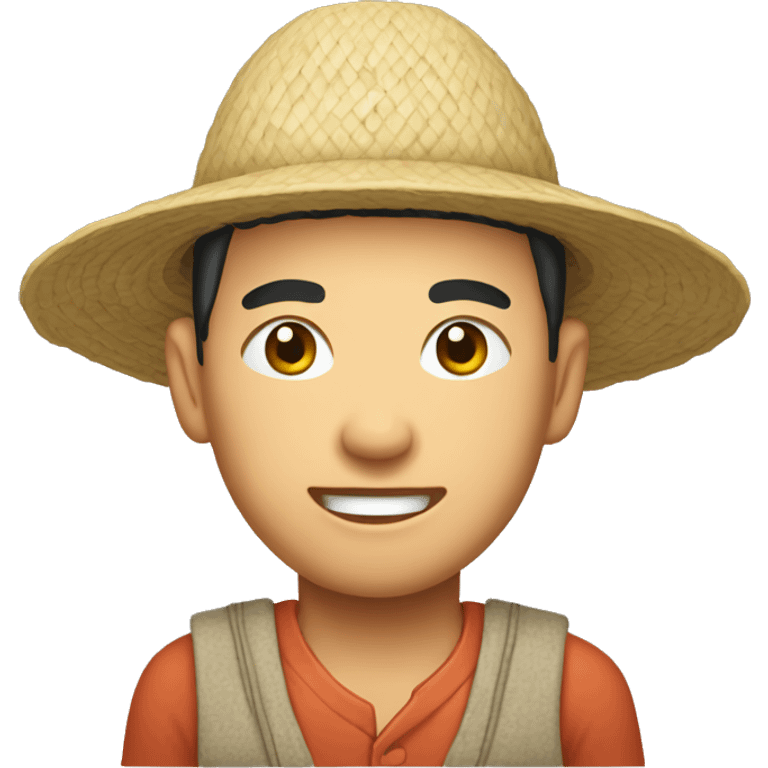 asian rice farmer emoji