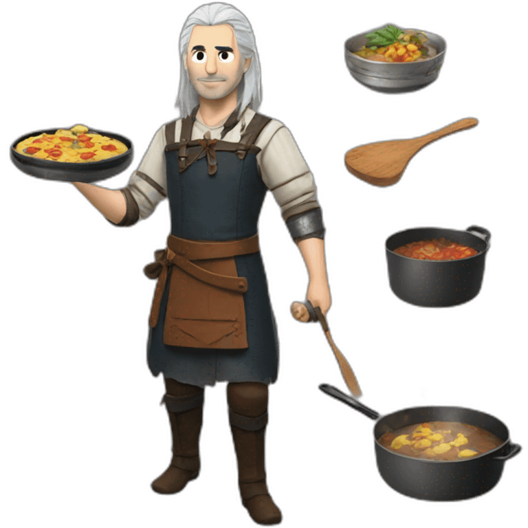 The witcher cooking emoji