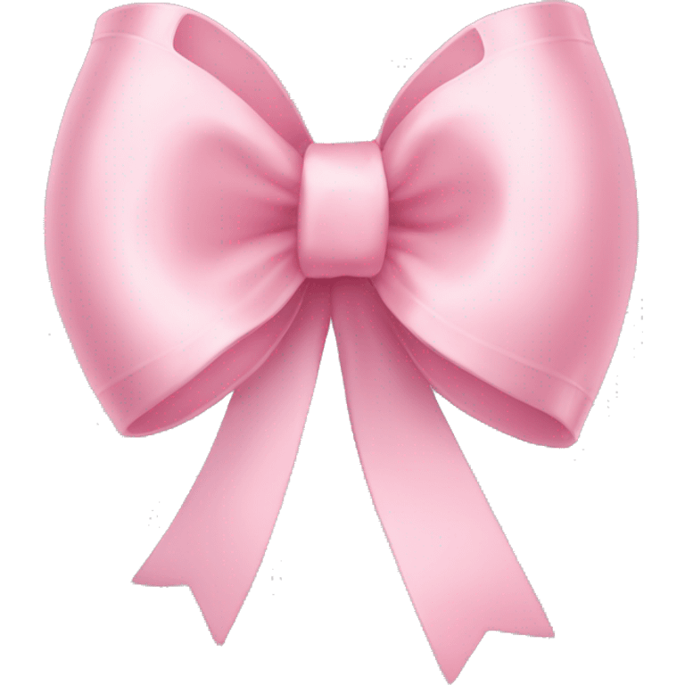 light pink ribbon bow emoji