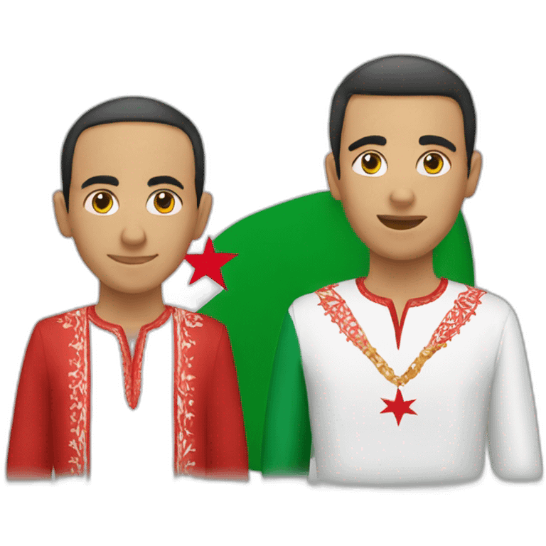 Algeria morocco emoji