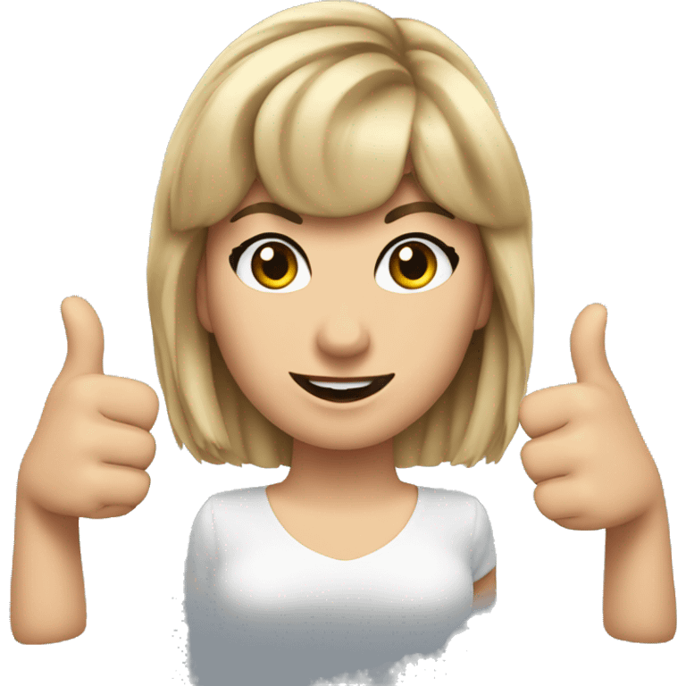 Taylor Swift thumbs up emoji