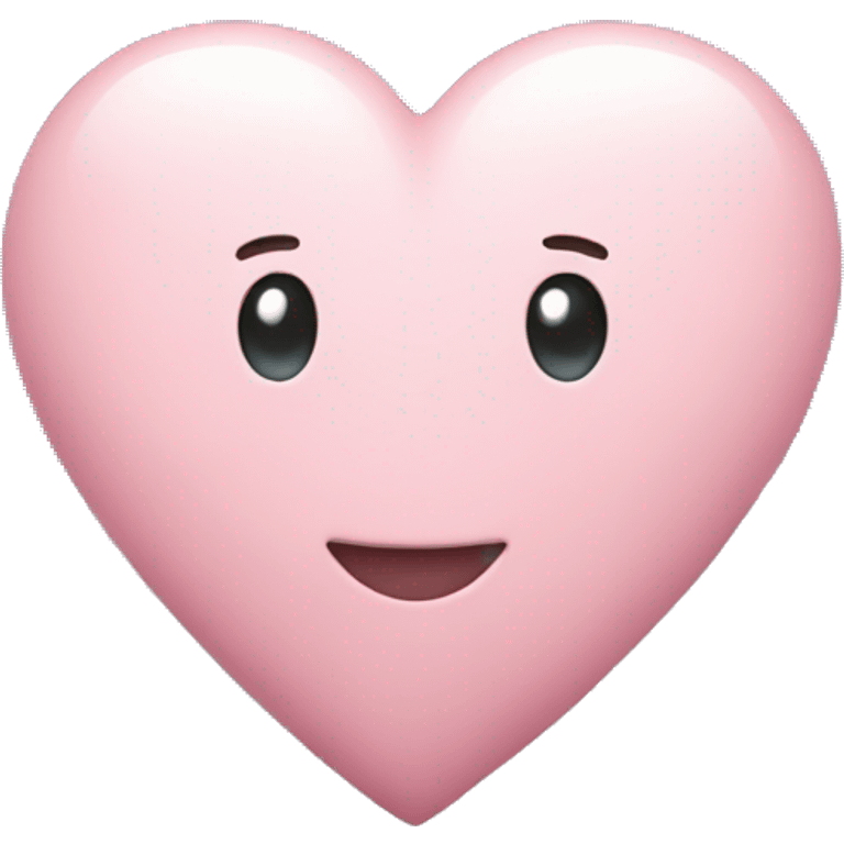 light pink heart with clouds emoji