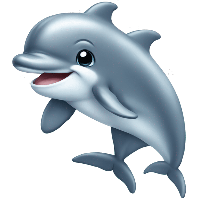 Cute baby dolphin  emoji