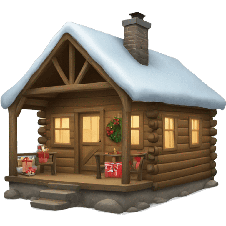 Cabin Christmas  emoji