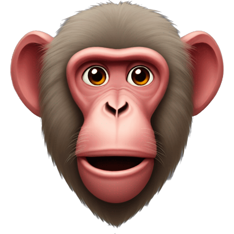 Red face baboon emoji