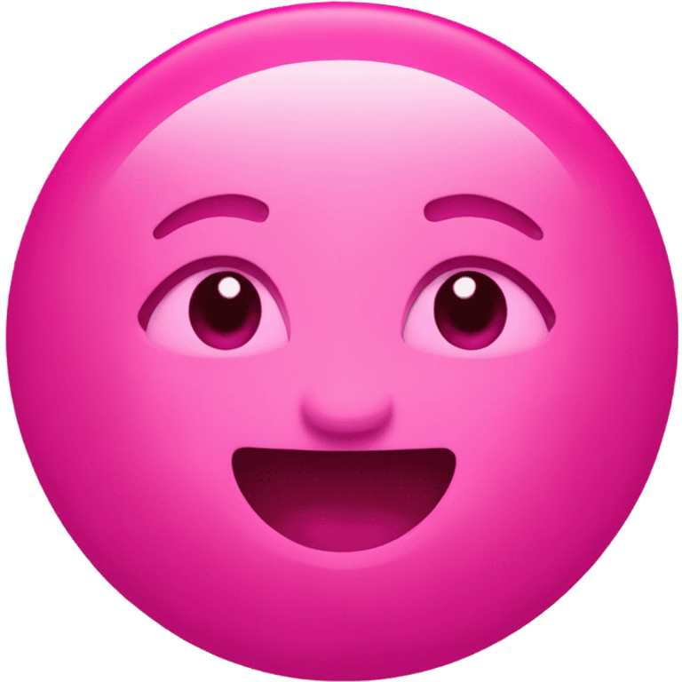 Pink emoji