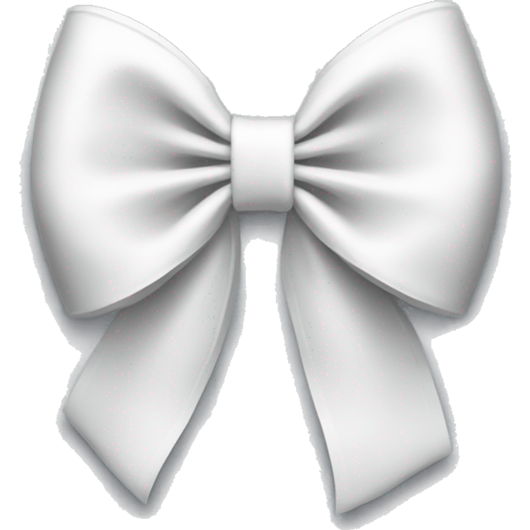 White bow emoji