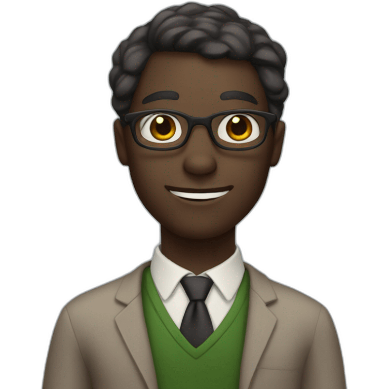 dark skin frog lookalike teacher emoji