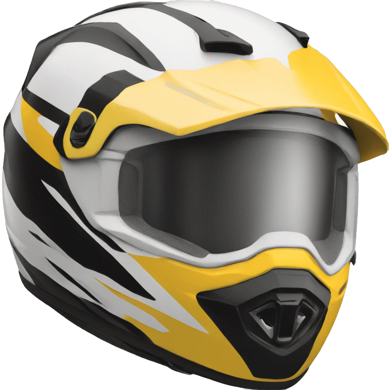 Motocross helmet emoji