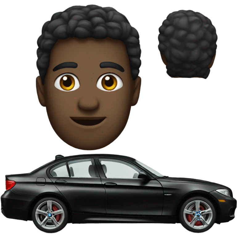 Black bmw jeap emoji