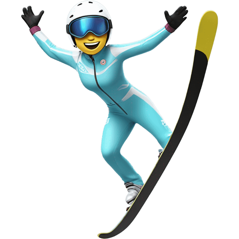 woman ski jumping  emoji