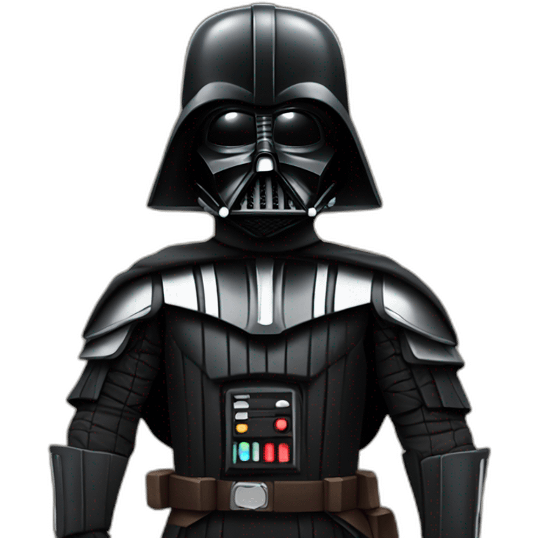 Darth Vader with his wooden armor emoji