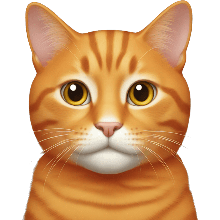 Orange cat  emoji