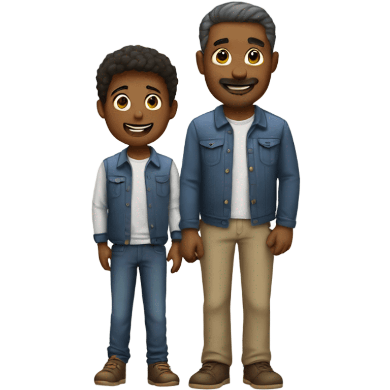 father and son emoji