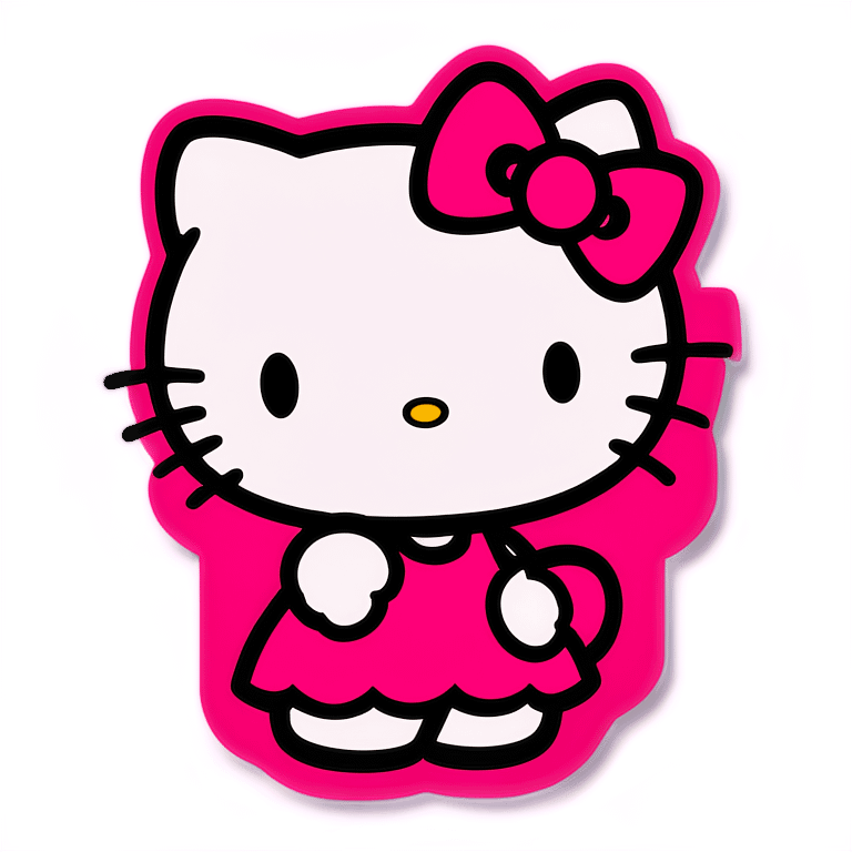 Hello kitty emoji