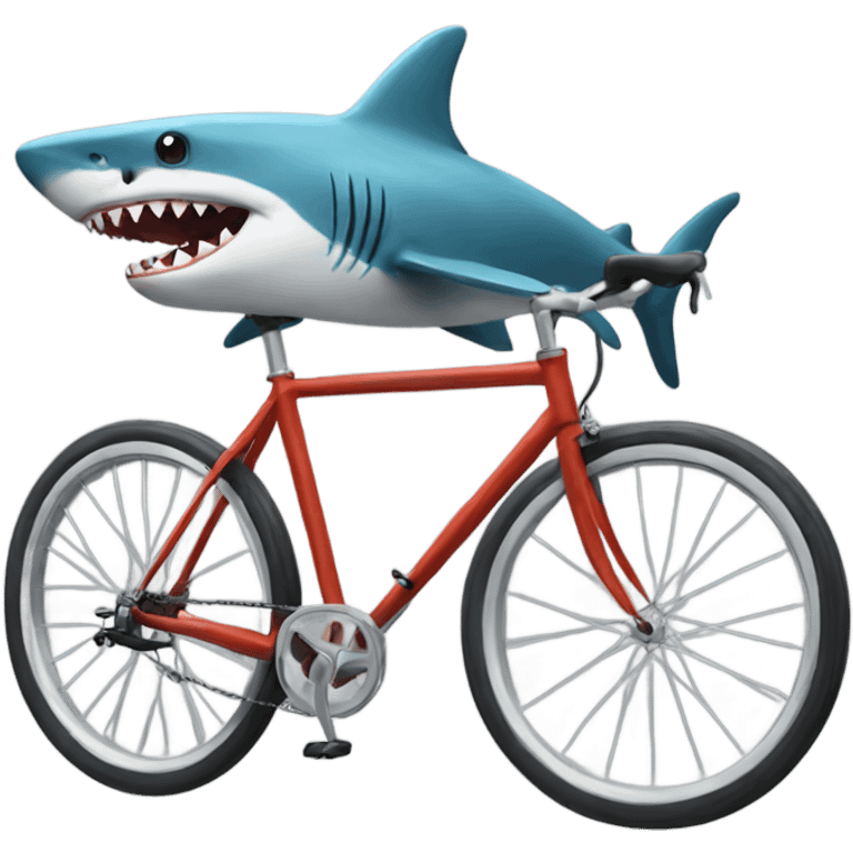 Bike shark emoji