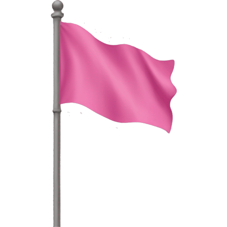 Pink flag  emoji