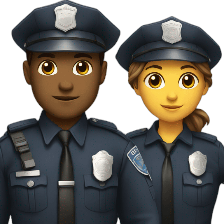 police and girl\ emoji