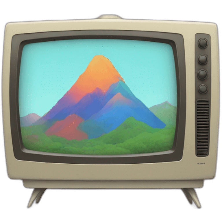 color scheme on TV emoji