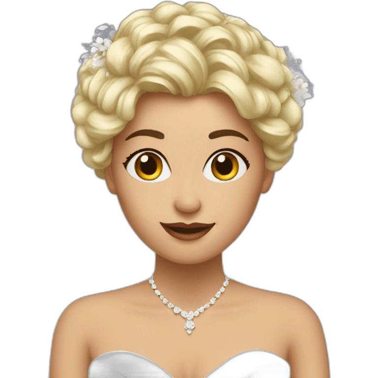 A bride emoji